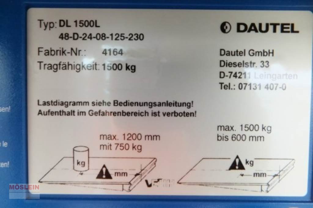 Anhänger za tip Möslein TPS 11 DL 7,30 neuer Planenanhänger, Ladebordwand, Gebrauchtmaschine u Schwebheim (Slika 14)