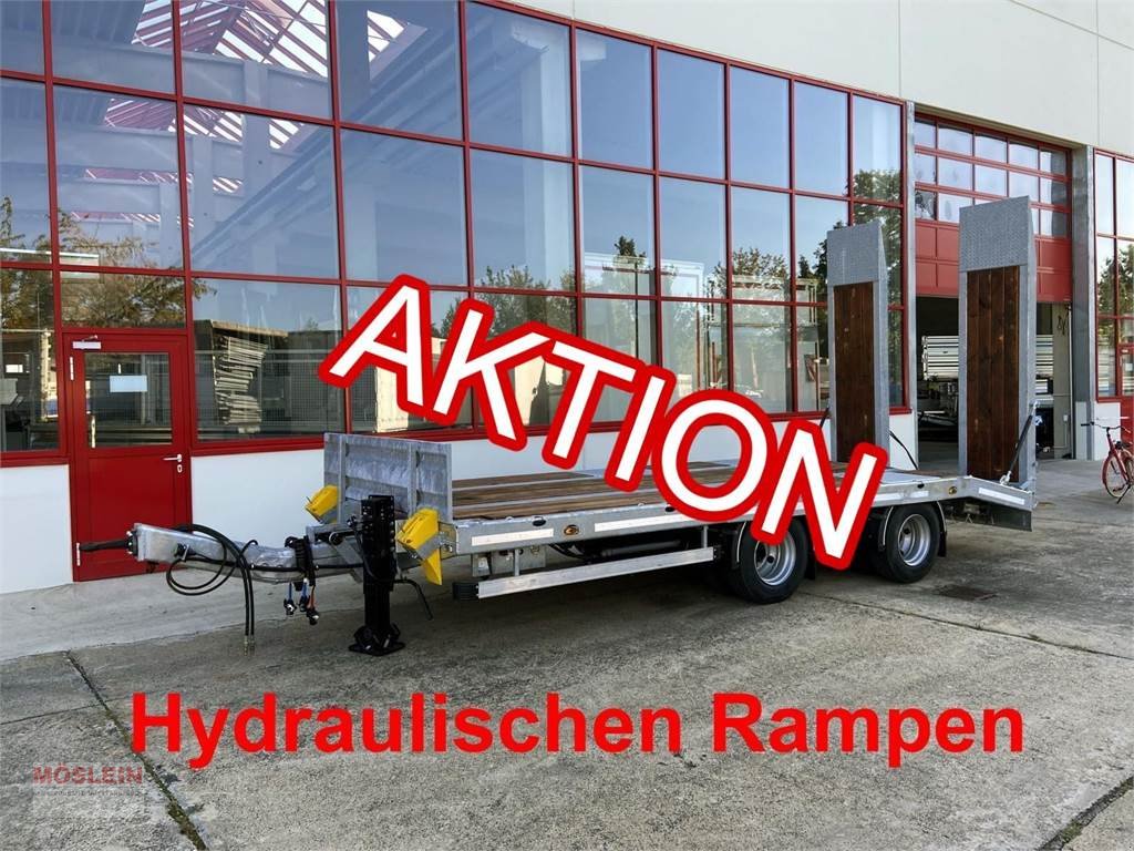 Anhänger Türe ait Möslein TT21-6,5 hydr 21 t Tandemtieflader, hydr. Rampen,, Gebrauchtmaschine içinde Schwebheim (resim 1)