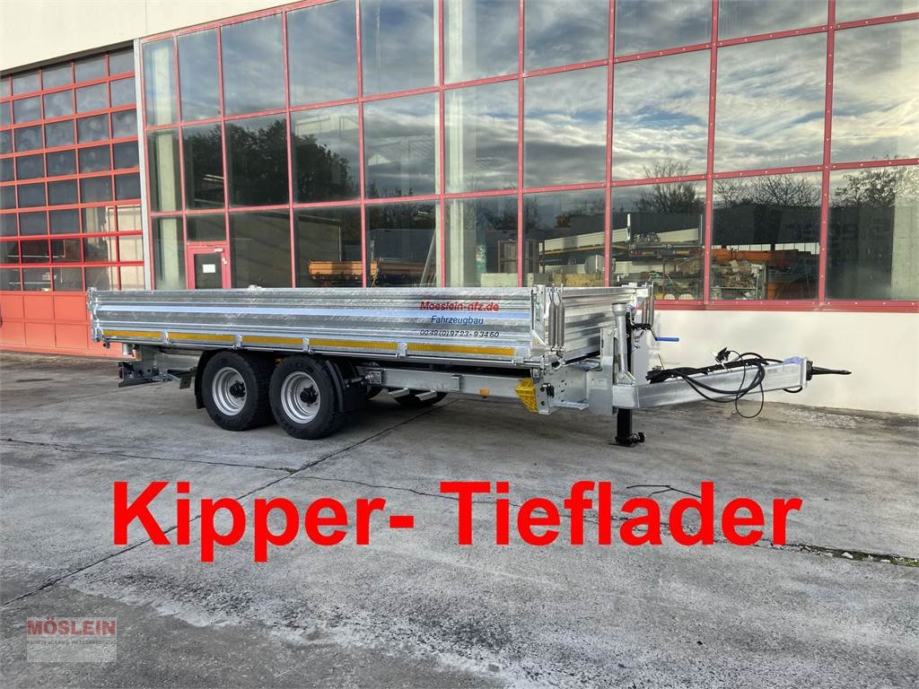 Anhänger van het type Möslein TTD 11 Breite Reifen 5,70 lang Kipper Tieflader,, Gebrauchtmaschine in Schwebheim (Foto 2)