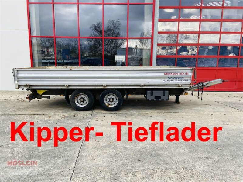 Anhänger του τύπου Möslein TTD 11 Schwebheim Tandemkipper- Tieflader 5,50 m, Gebrauchtmaschine σε Schwebheim (Φωτογραφία 1)