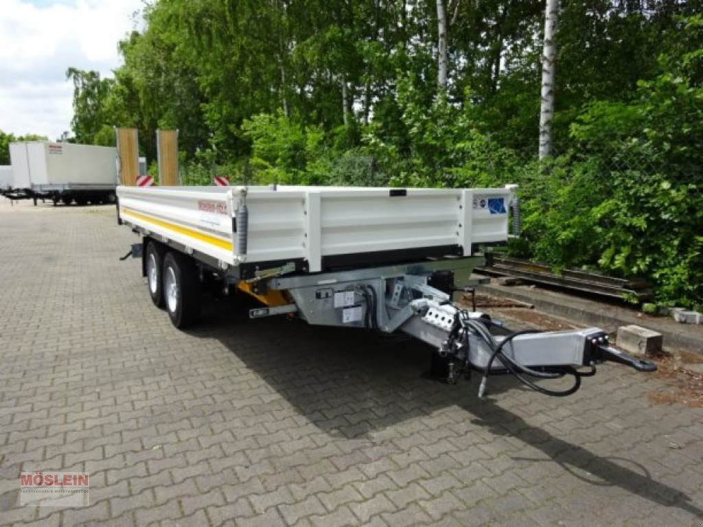 Anhänger del tipo Möslein TTD 11 Weiß neuer Tandem 3- Seitenkipper Tieflade, Gebrauchtmaschine In Schwebheim (Immagine 7)