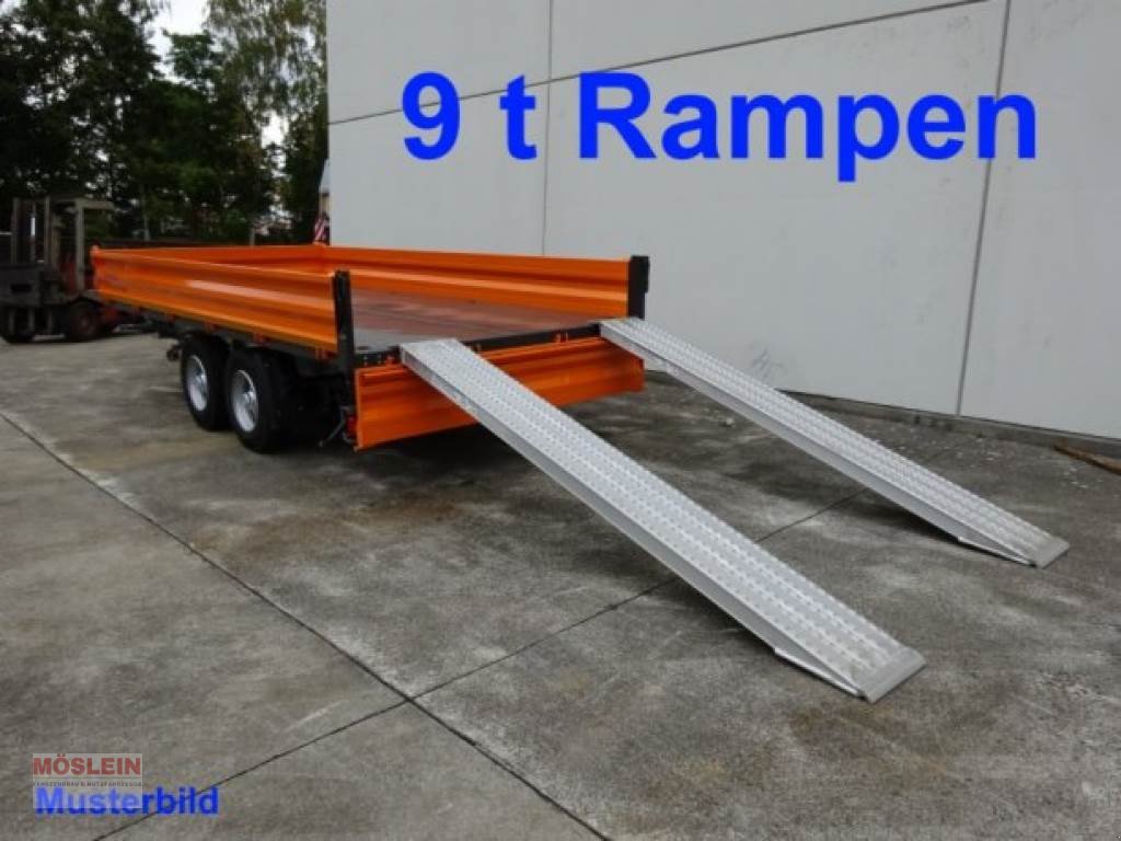 Anhänger del tipo Möslein TTD 11 Weiß neuer Tandem 3- Seitenkipper Tieflade, Gebrauchtmaschine en Schwebheim (Imagen 10)