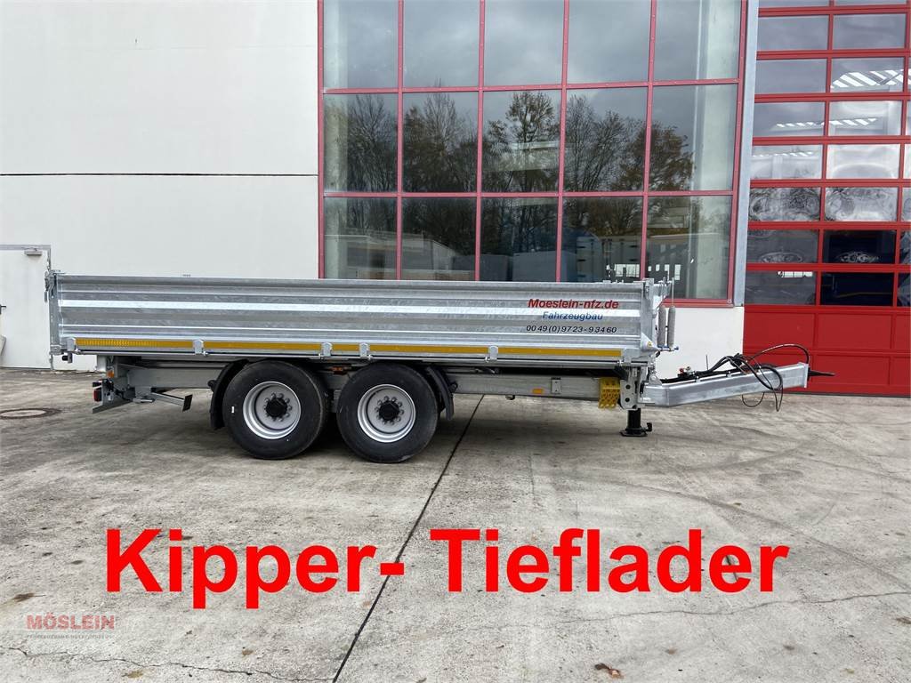 Anhänger des Typs Möslein TTD 14 5,70 m 14 t Kipper Tieflader 5,70 m lang,, Gebrauchtmaschine in Schwebheim (Bild 14)