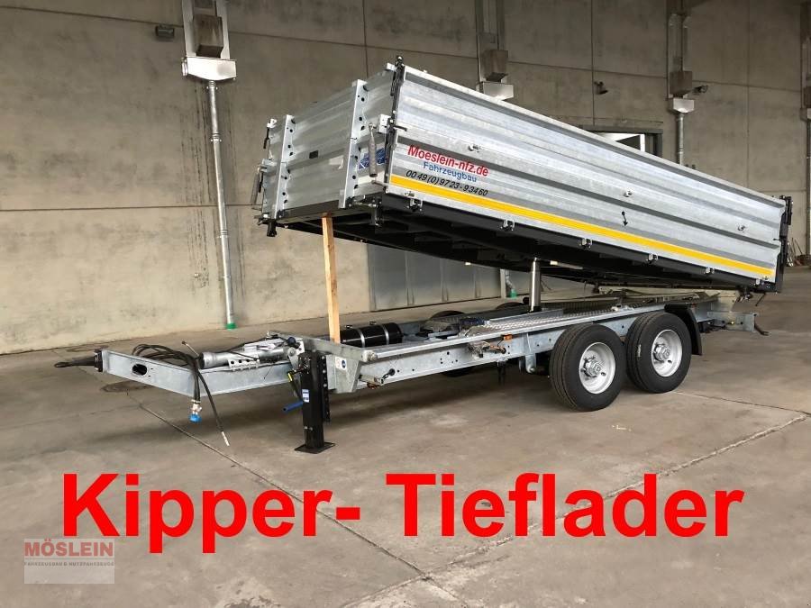 Anhänger a típus Möslein TTD11- BA Verzinkt neuer Tandem 3- Seitenkipper T, Gebrauchtmaschine ekkor: Schwebheim (Kép 1)