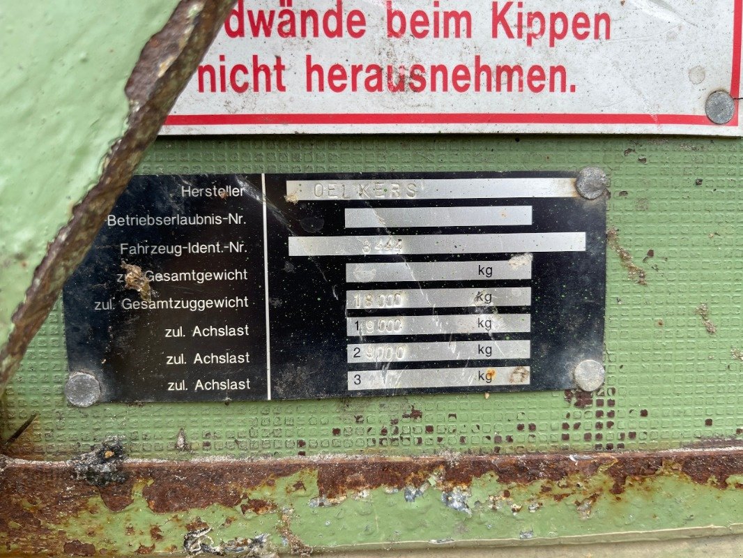 Anhänger tip Oelkers 18T DKP, Gebrauchtmaschine in Soltau (Poză 8)