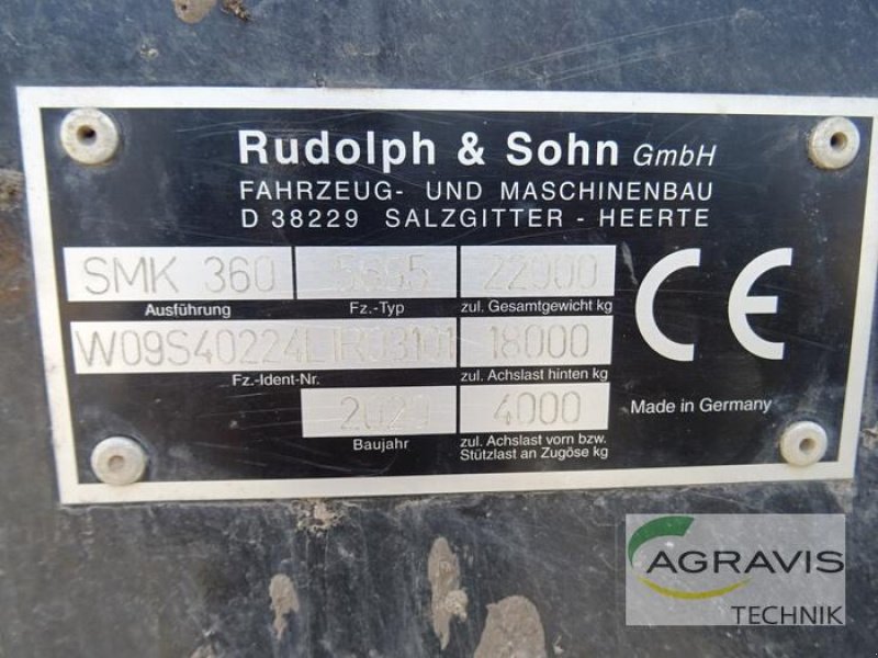 Anhänger tip Rudolph SMK 360 TANDEMMULDE, Gebrauchtmaschine in Uelzen (Poză 10)