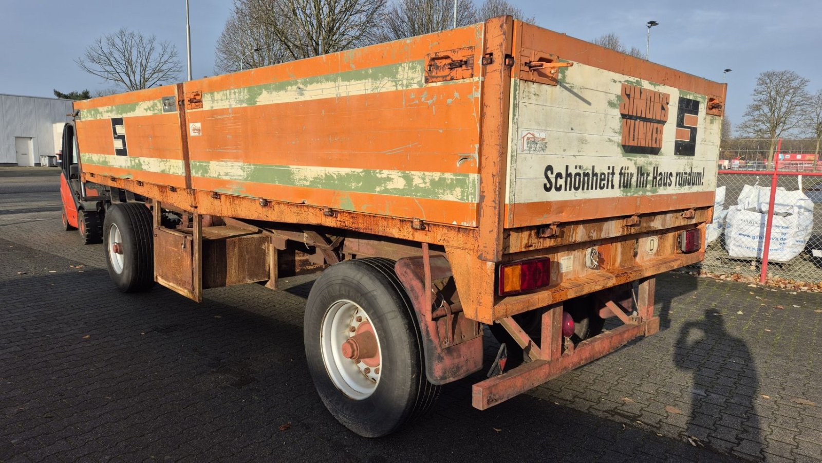 Anhänger del tipo Sonstige Aanhanger plattewagen Landbouwwagen balenwagen kar, Gebrauchtmaschine en Schoonebeek (Imagen 4)