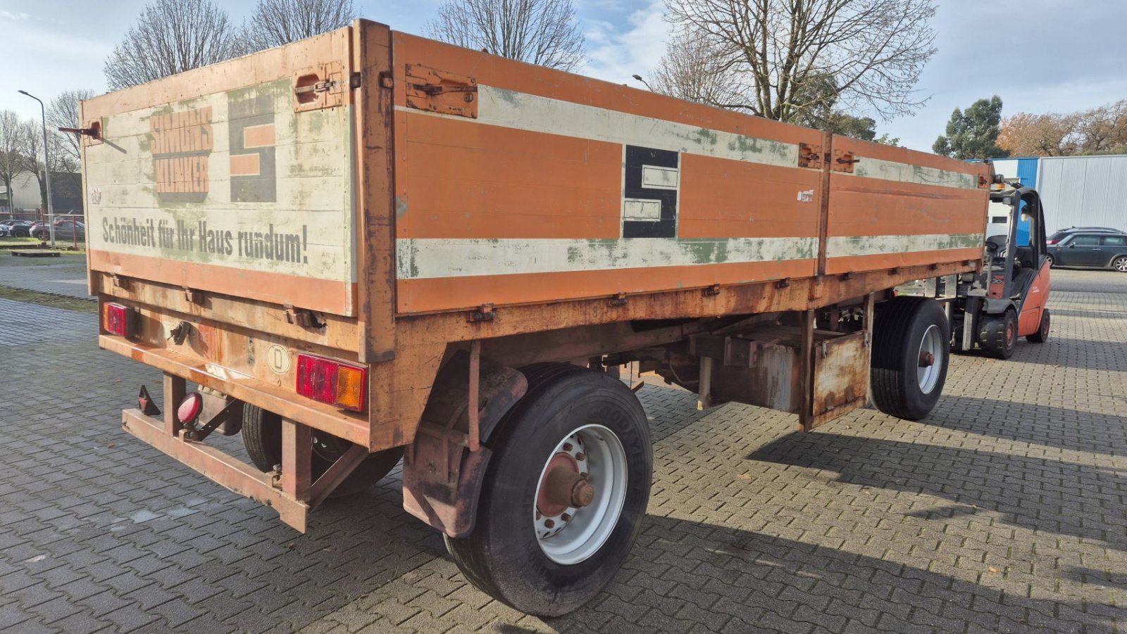 Anhänger del tipo Sonstige Aanhanger plattewagen Landbouwwagen balenwagen kar, Gebrauchtmaschine In Schoonebeek (Immagine 3)