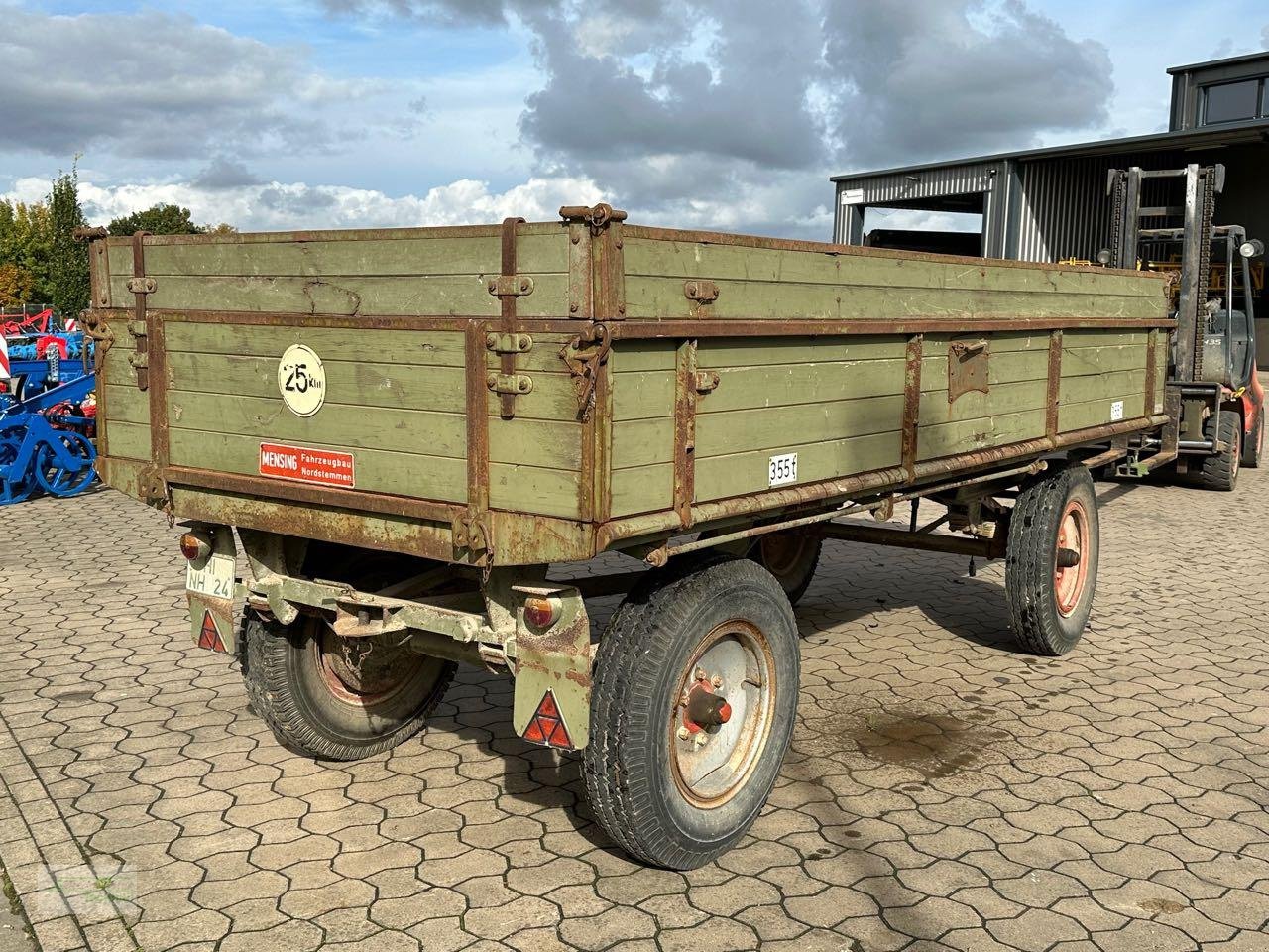 Anhänger типа Sonstige Mensing Plattformwagen, Gebrauchtmaschine в Coppenbruegge (Фотография 4)