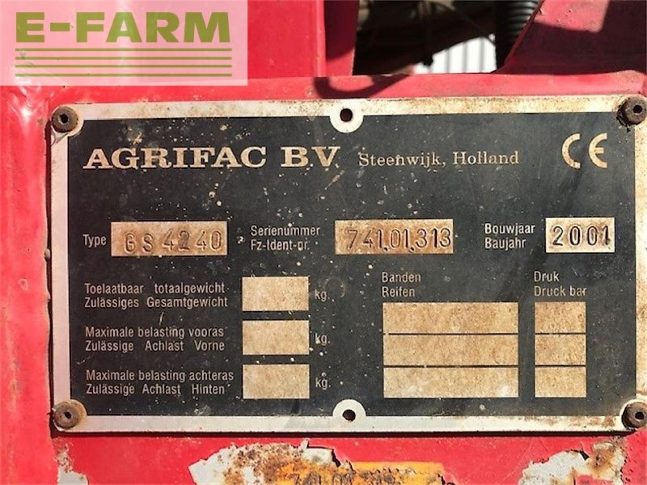 Anhängespritze tipa Agrifac gs 4240, Gebrauchtmaschine u gg VEGHEL (Slika 16)