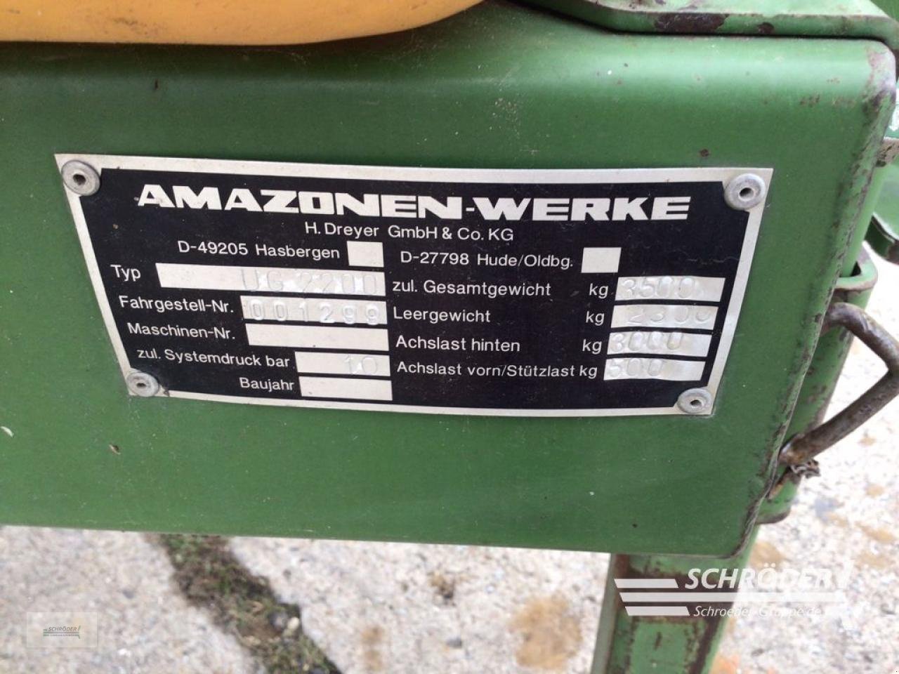 Anhängespritze del tipo Amazone UG 2200 POWER, Gebrauchtmaschine In Böhne (Immagine 21)