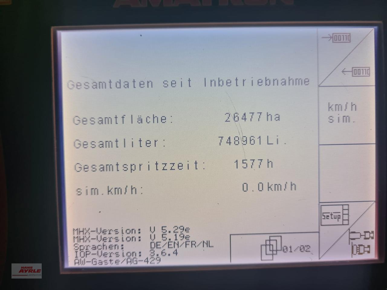 Anhängespritze Türe ait Amazone UX 4200  27m, Gebrauchtmaschine içinde Steinheim (resim 14)