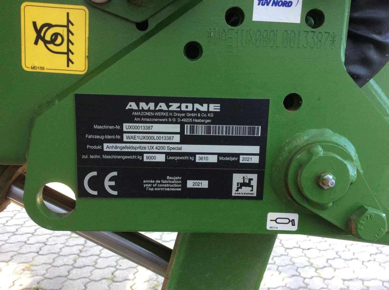 Anhängespritze tipa Amazone UX 4200 Special, Gebrauchtmaschine u Pfreimd (Slika 8)