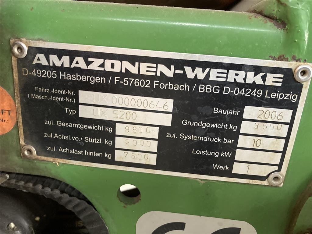 Anhängespritze от тип Amazone UX 5200 med 28/30m bom med GPS afluk, Gebrauchtmaschine в Horsens (Снимка 8)