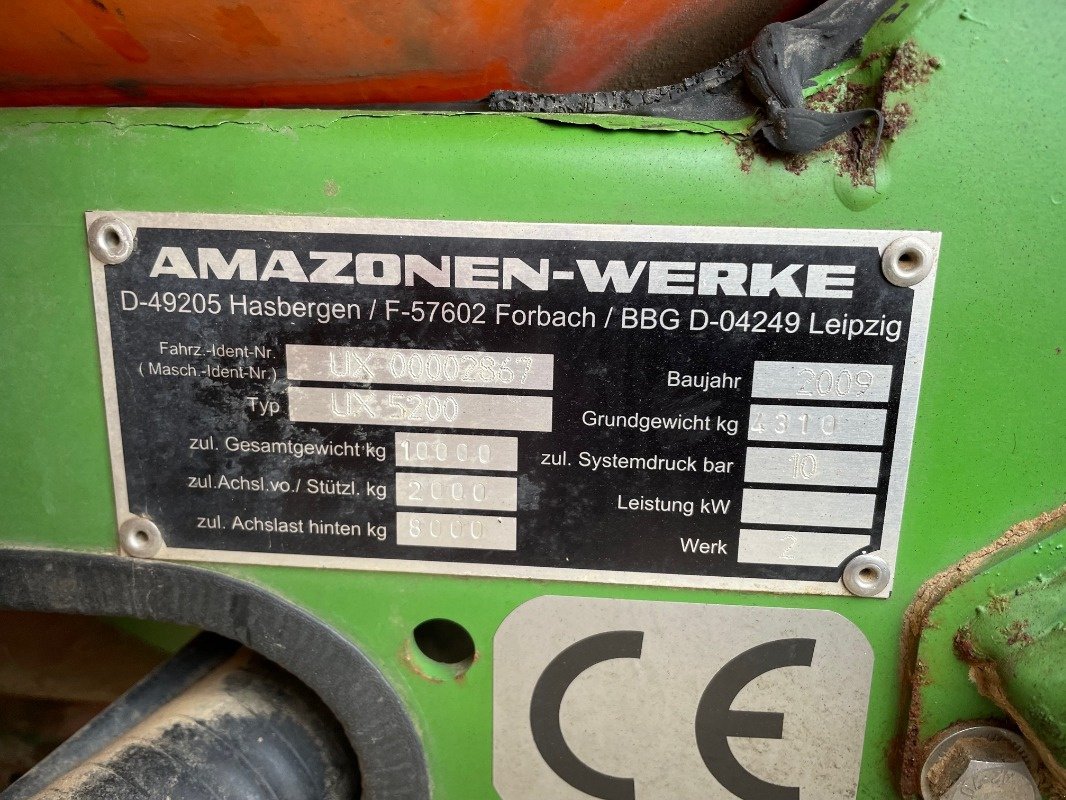 Anhängespritze типа Amazone UX 5200 Super, Gebrauchtmaschine в Ebeleben (Фотография 6)