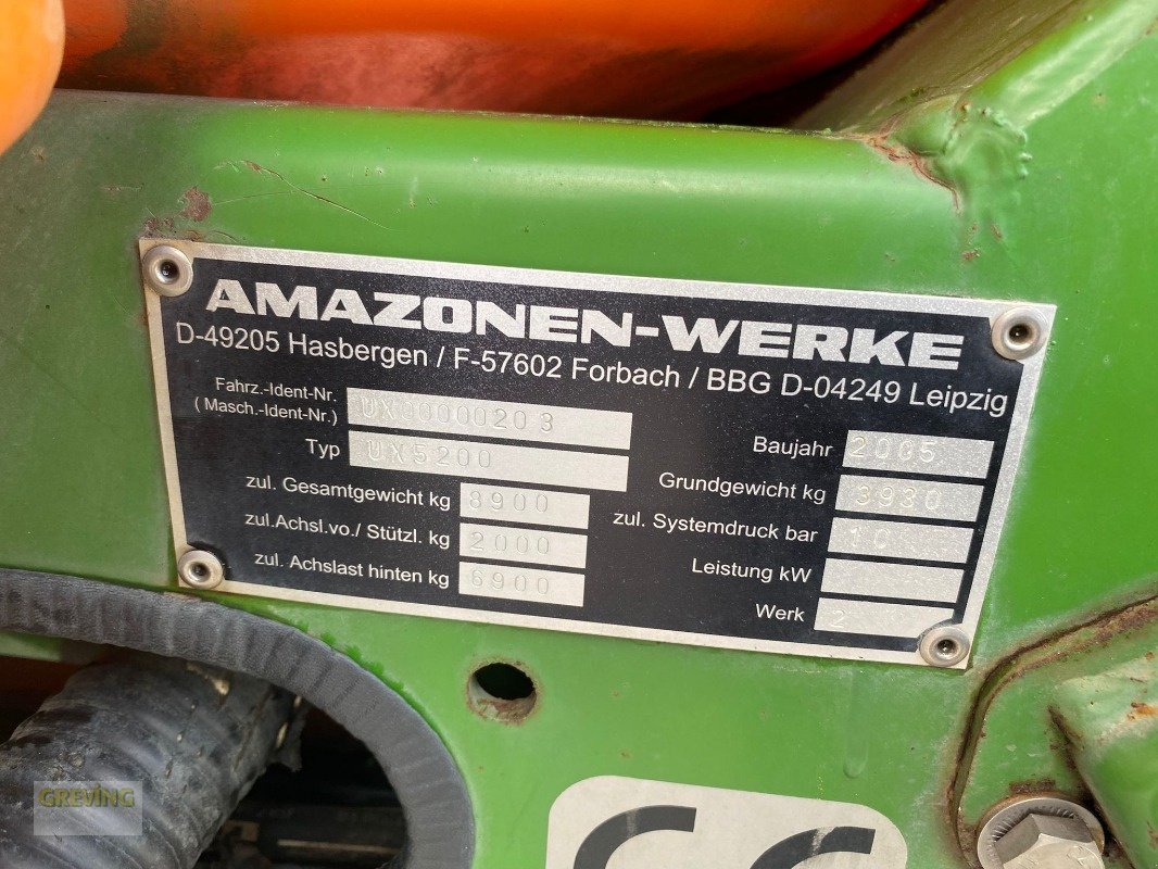 Anhängespritze typu Amazone UX 5200 Super, Gebrauchtmaschine w Ahaus (Zdjęcie 16)