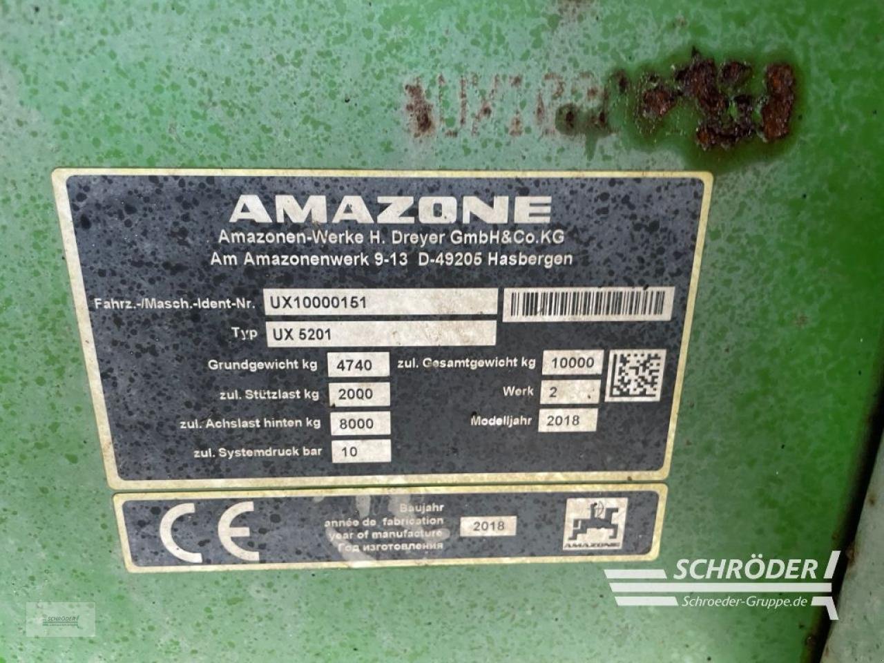 Anhängespritze del tipo Amazone UX 5201 SUPER, Gebrauchtmaschine In Wildeshausen (Immagine 27)