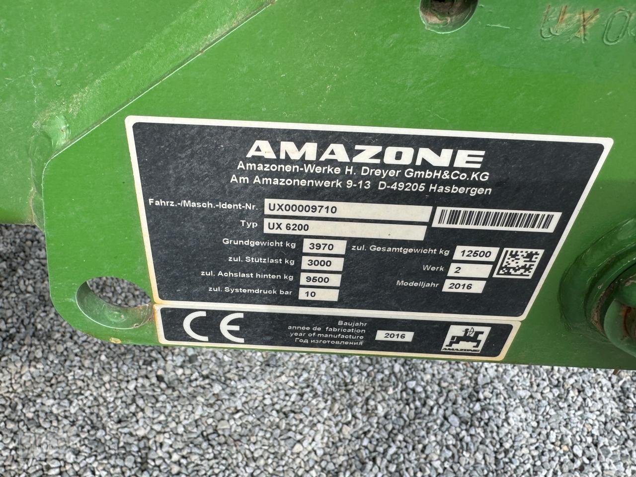 Anhängespritze типа Amazone UX 6200 Super, Gebrauchtmaschine в Prenzlau (Фотография 8)