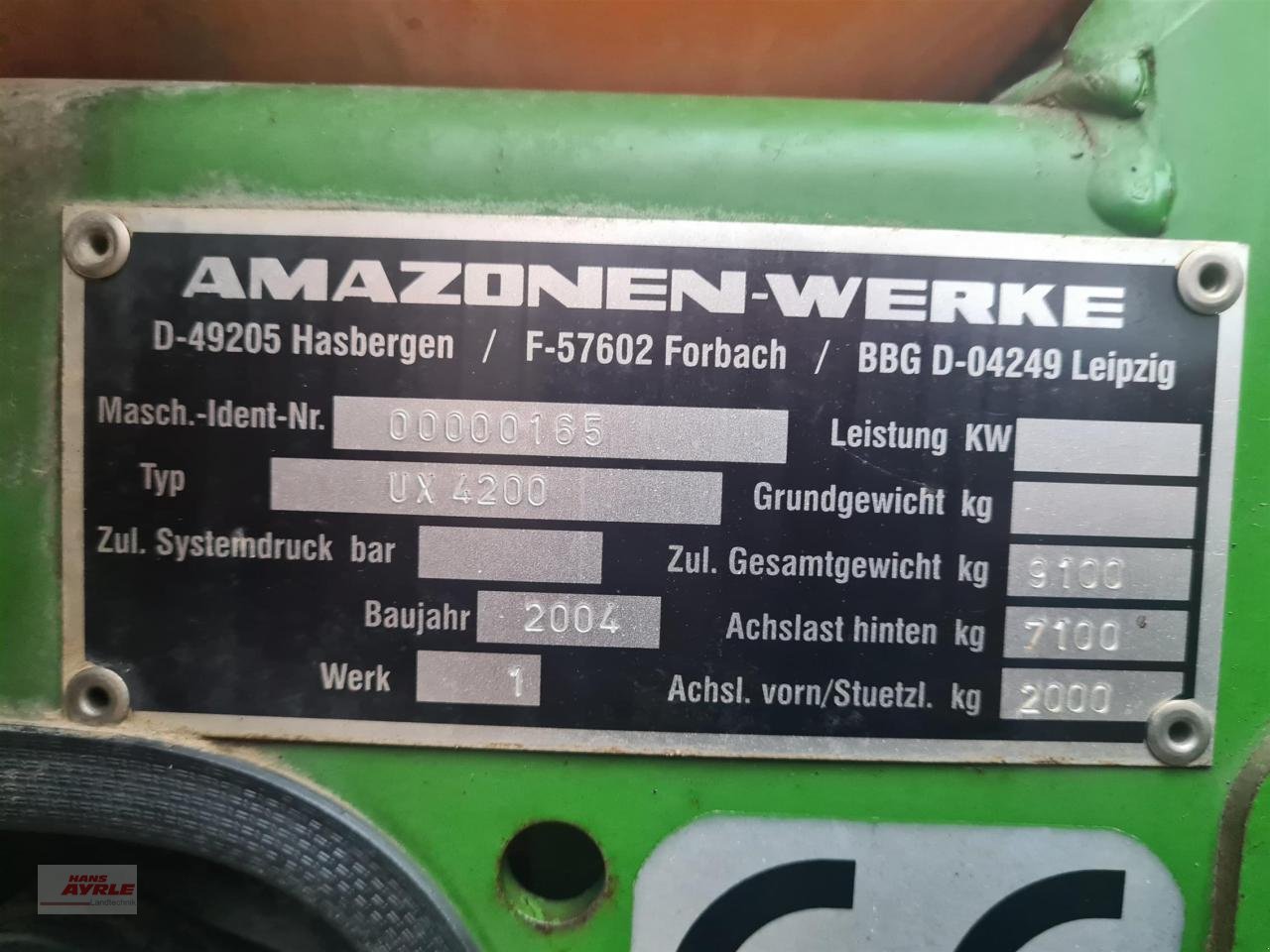 Anhängespritze des Typs Amazone UX4200  27m, Gebrauchtmaschine in Steinheim (Bild 15)