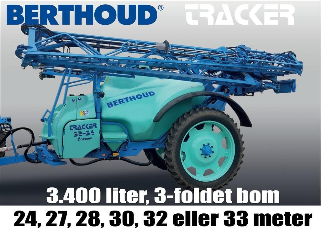 Anhängespritze tipa Berthoud TRACKER 32-34 ISOTRONIC, Gebrauchtmaschine u Ringsted (Slika 1)