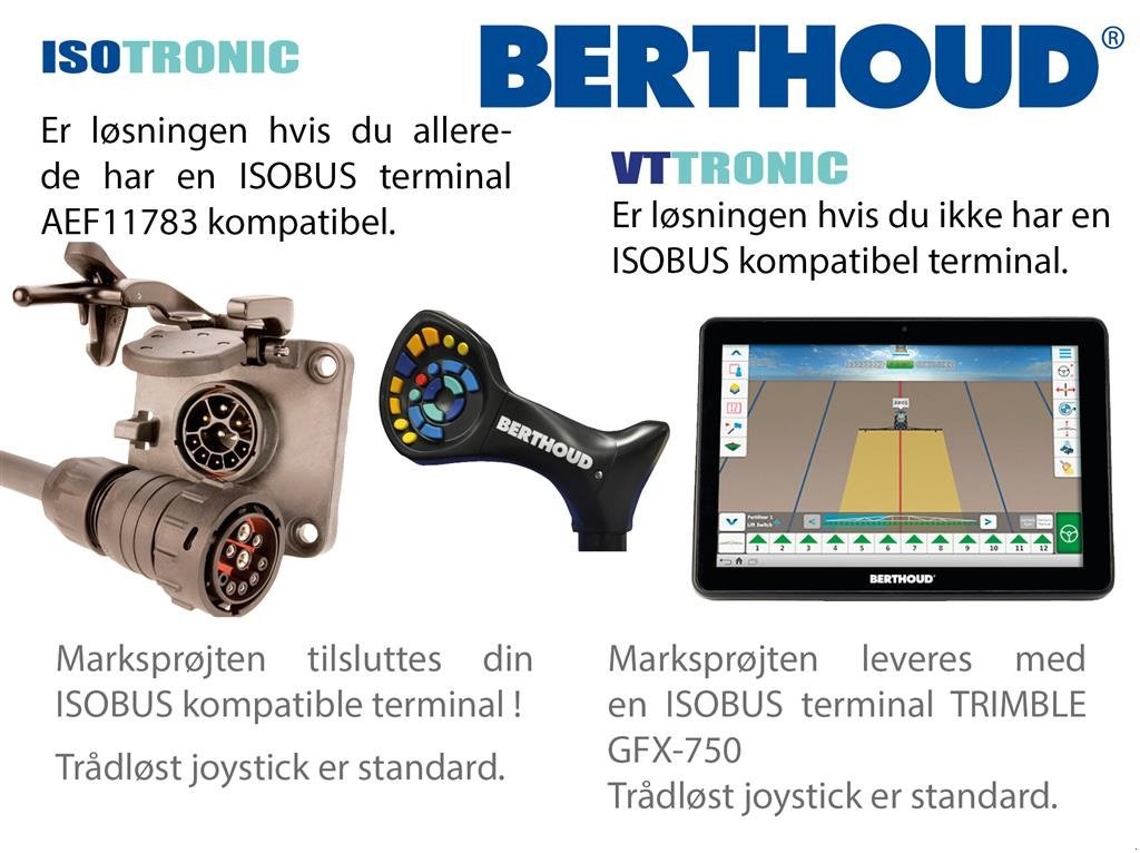 Anhängespritze Türe ait Berthoud VANTAGE IsoBus, Gebrauchtmaschine içinde Ringsted (resim 5)