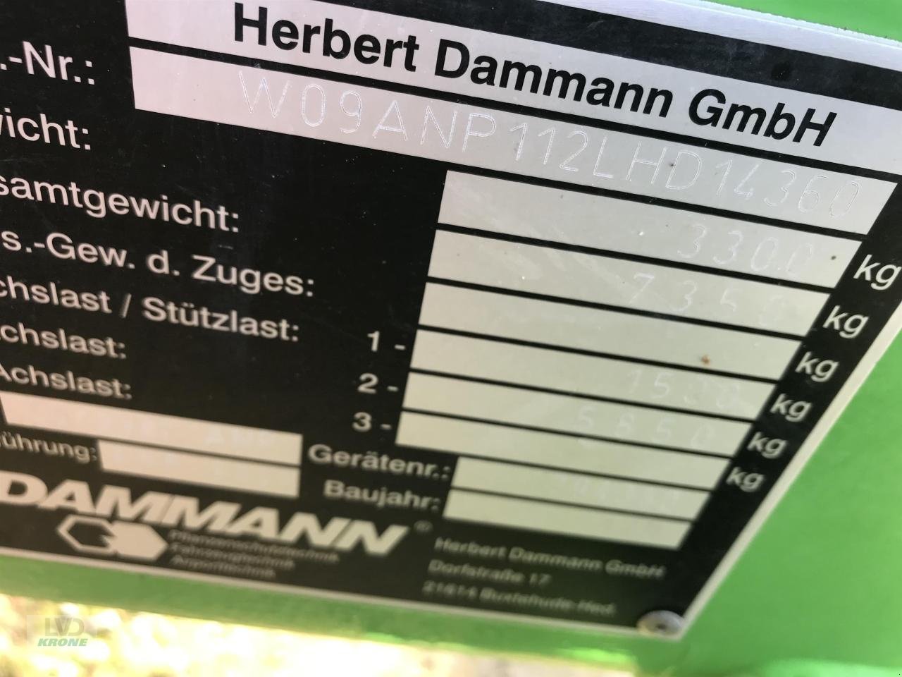 Anhängespritze tipa Dammann ANP 4024, Gebrauchtmaschine u Alt-Mölln (Slika 14)