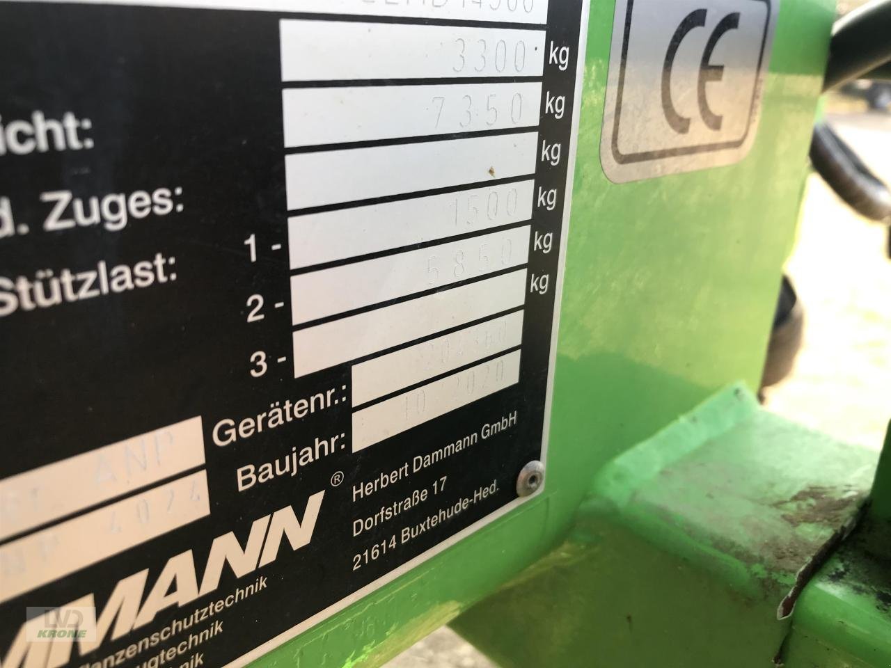 Anhängespritze za tip Dammann ANP 4024, Gebrauchtmaschine u Alt-Mölln (Slika 15)