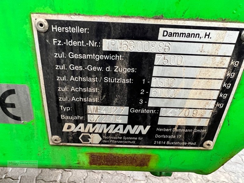 Anhängespritze του τύπου Dammann ANP 4027 - 36m Profi-Class - GPS, Gebrauchtmaschine σε Neubrandenburg (Φωτογραφία 23)