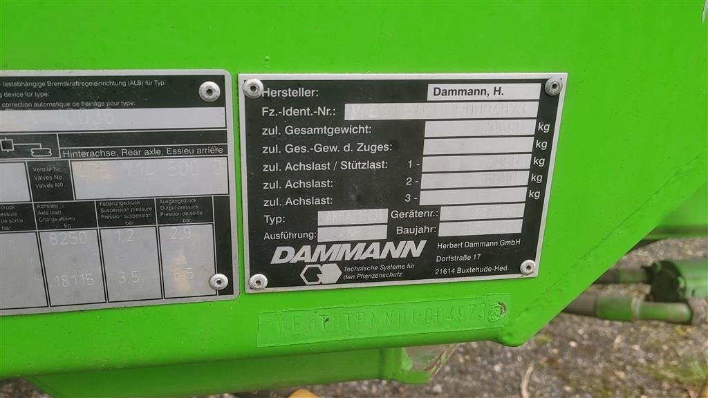 Anhängespritze tipa Dammann Profi 12036 DAS 2-tanksystem, Gebrauchtmaschine u Assens (Slika 4)