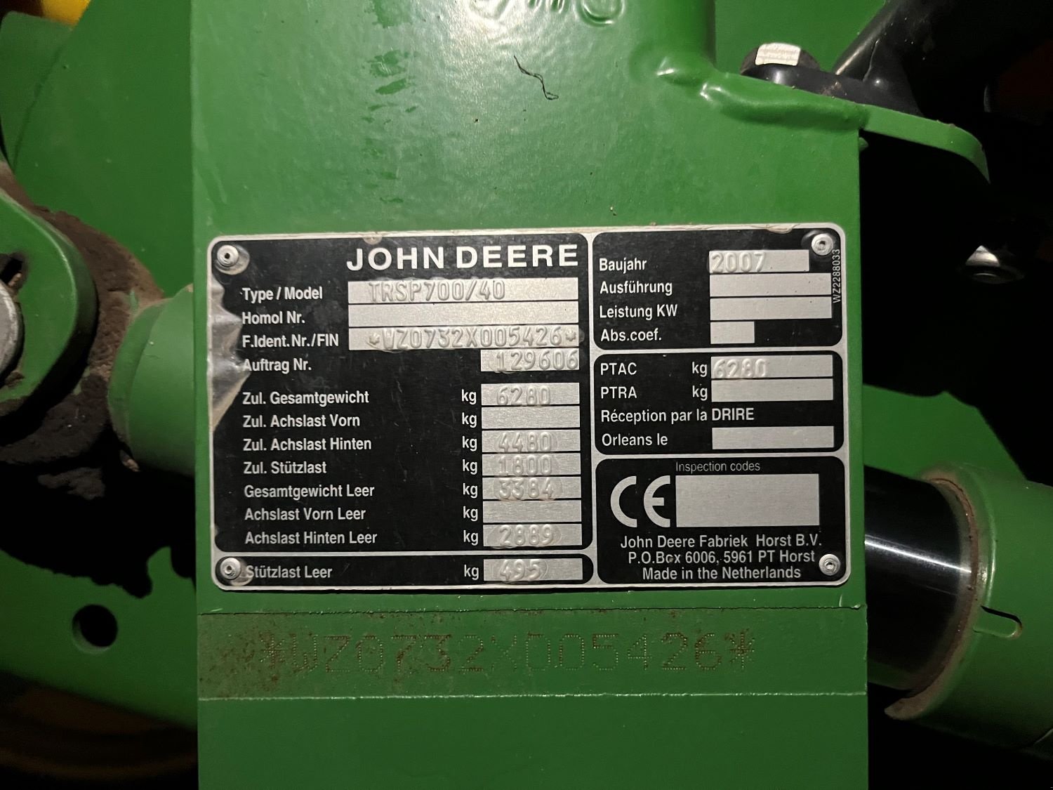 Anhängespritze tip John Deere 732, Gebrauchtmaschine in Meerane (Poză 9)