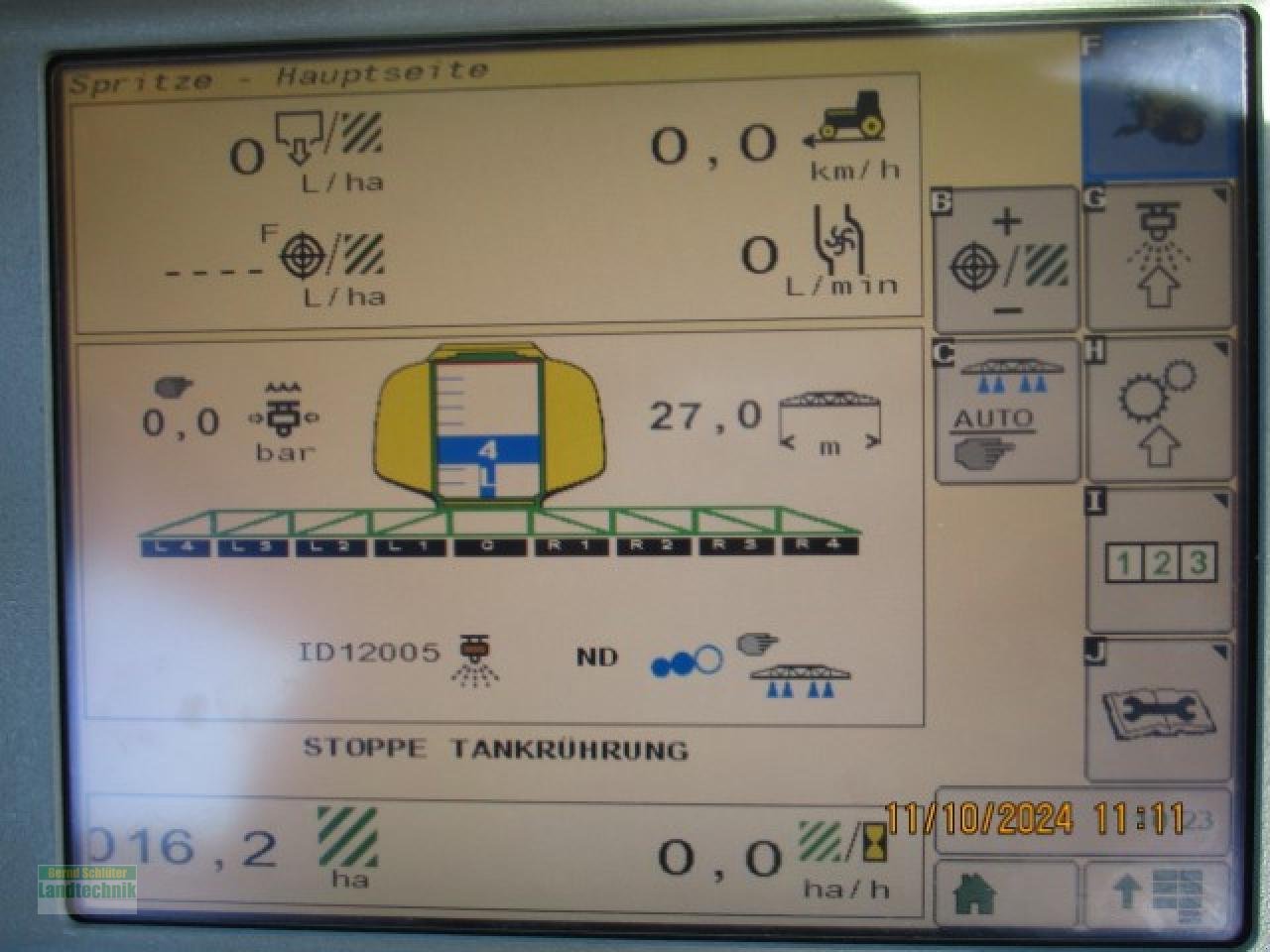 Anhängespritze typu John Deere 740I, Gebrauchtmaschine v Büren (Obrázok 17)