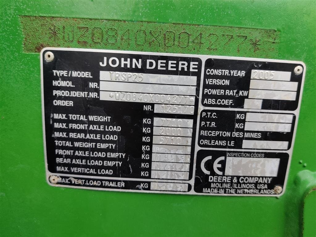 Anhängespritze типа John Deere 840 med bomsensor, Gebrauchtmaschine в Holstebro (Фотография 5)