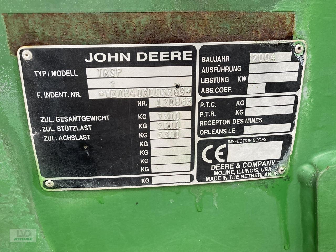 Anhängespritze of the type John Deere 840, Gebrauchtmaschine in Spelle (Picture 13)