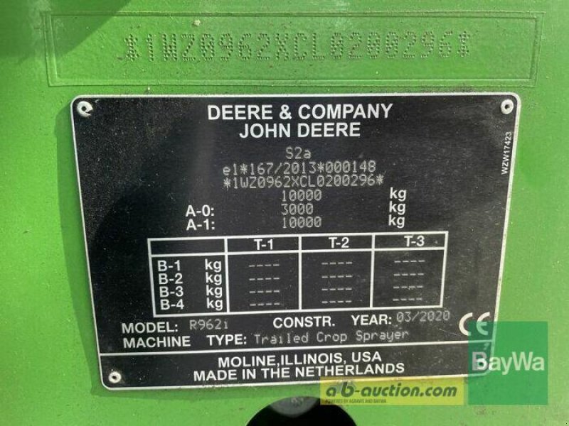 Anhängespritze типа John Deere 962I, Gebrauchtmaschine в Bamberg (Фотография 16)