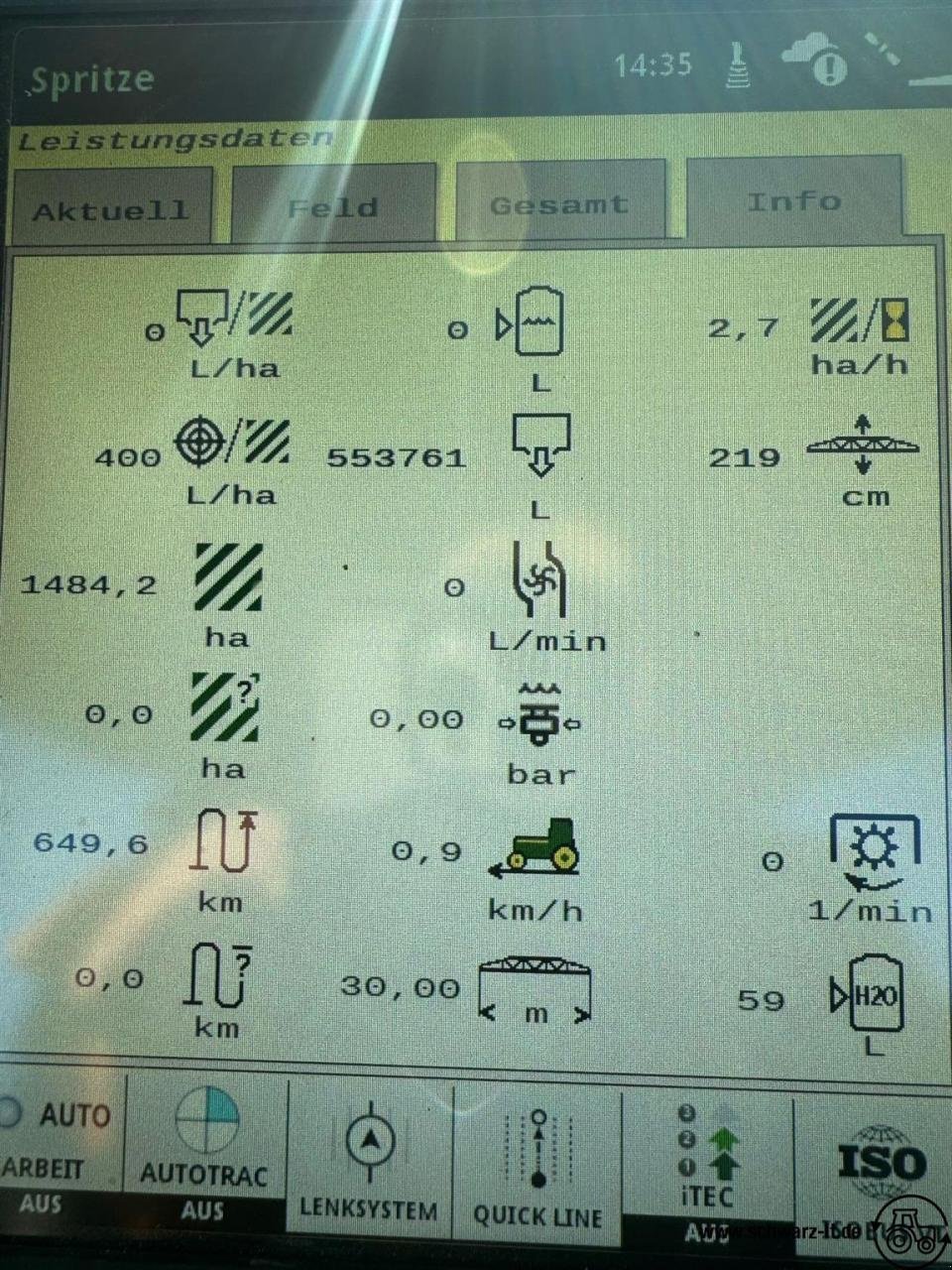 Anhängespritze tip John Deere R740i, Gebrauchtmaschine in Aspach (Poză 13)