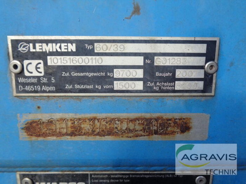 Anhängespritze typu Lemken ALBATROS 60/39, Gebrauchtmaschine v Nartum (Obrázok 14)