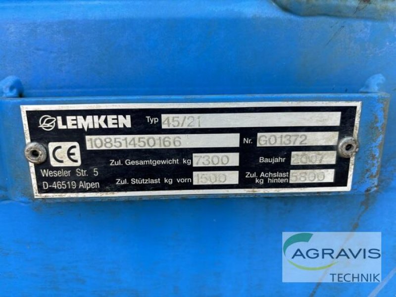 Anhängespritze tipa Lemken PRIMUS 45/21, Gebrauchtmaschine u Werl-Oberbergstraße (Slika 14)