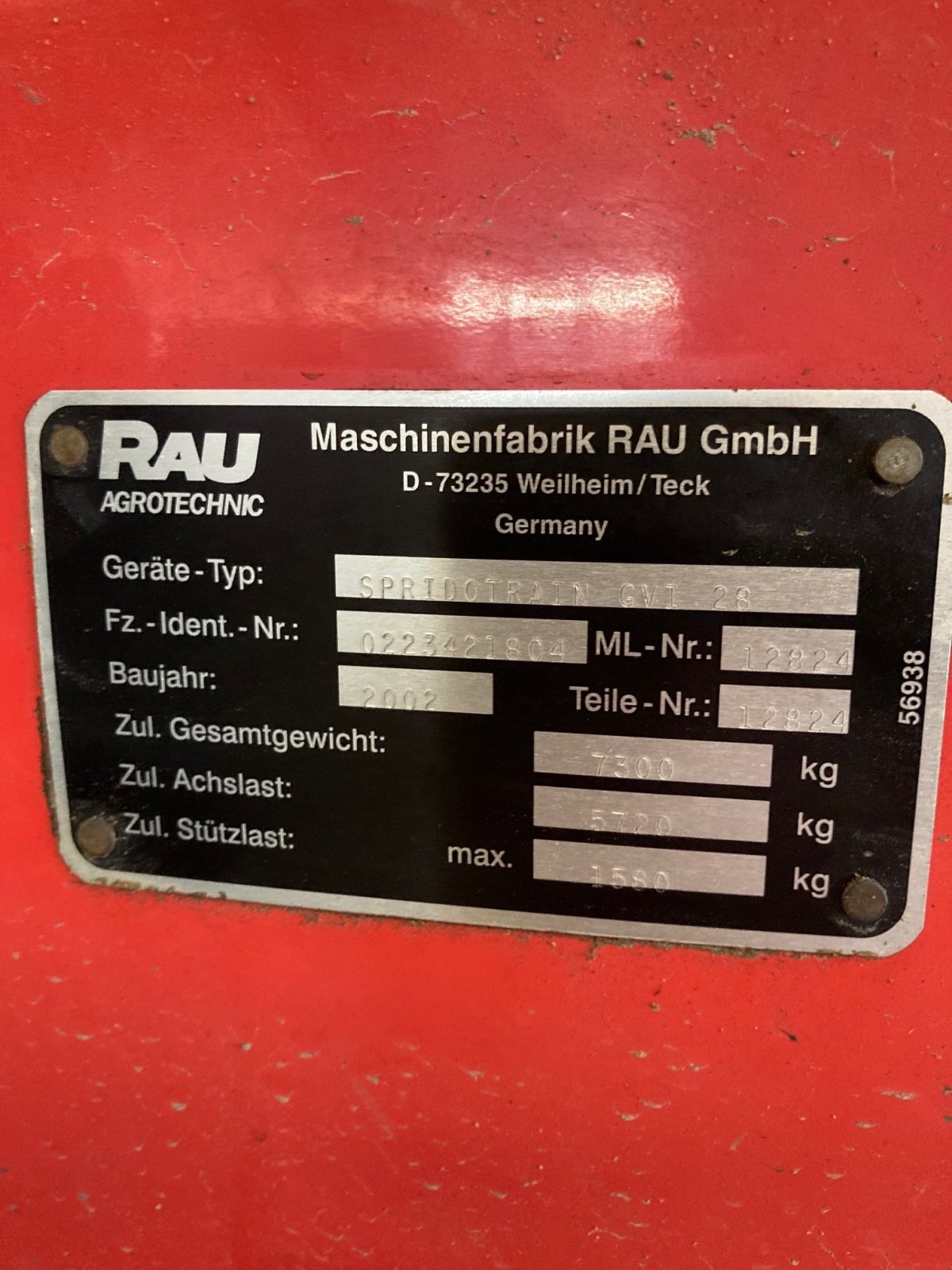 Anhängespritze typu Rau Spridotrain GVI 28, Gebrauchtmaschine v Gadenstedt (Obrázek 14)