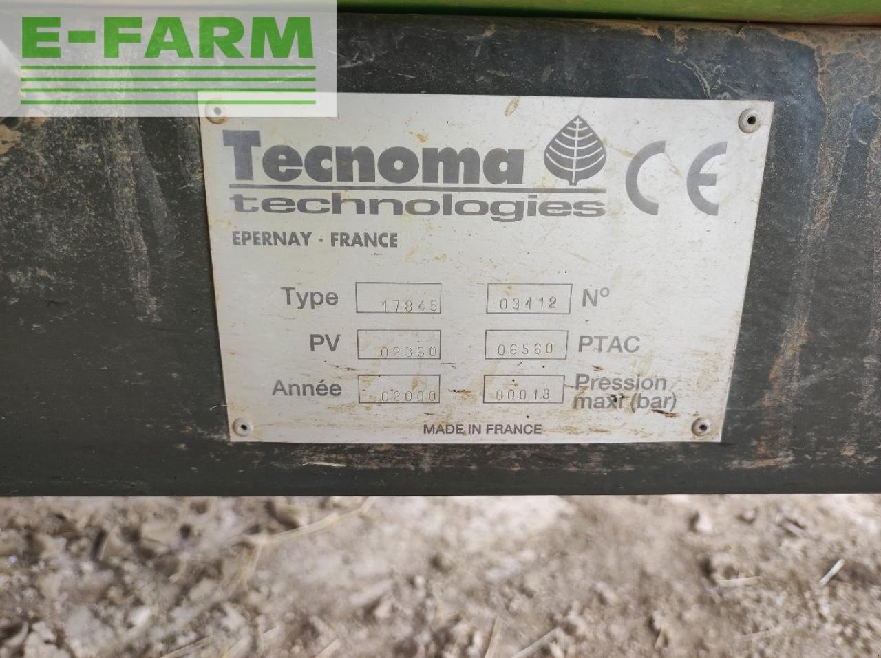 Anhängespritze tip Tecnoma galaxy 3000 super, Gebrauchtmaschine in CHAUVONCOURT (Poză 8)