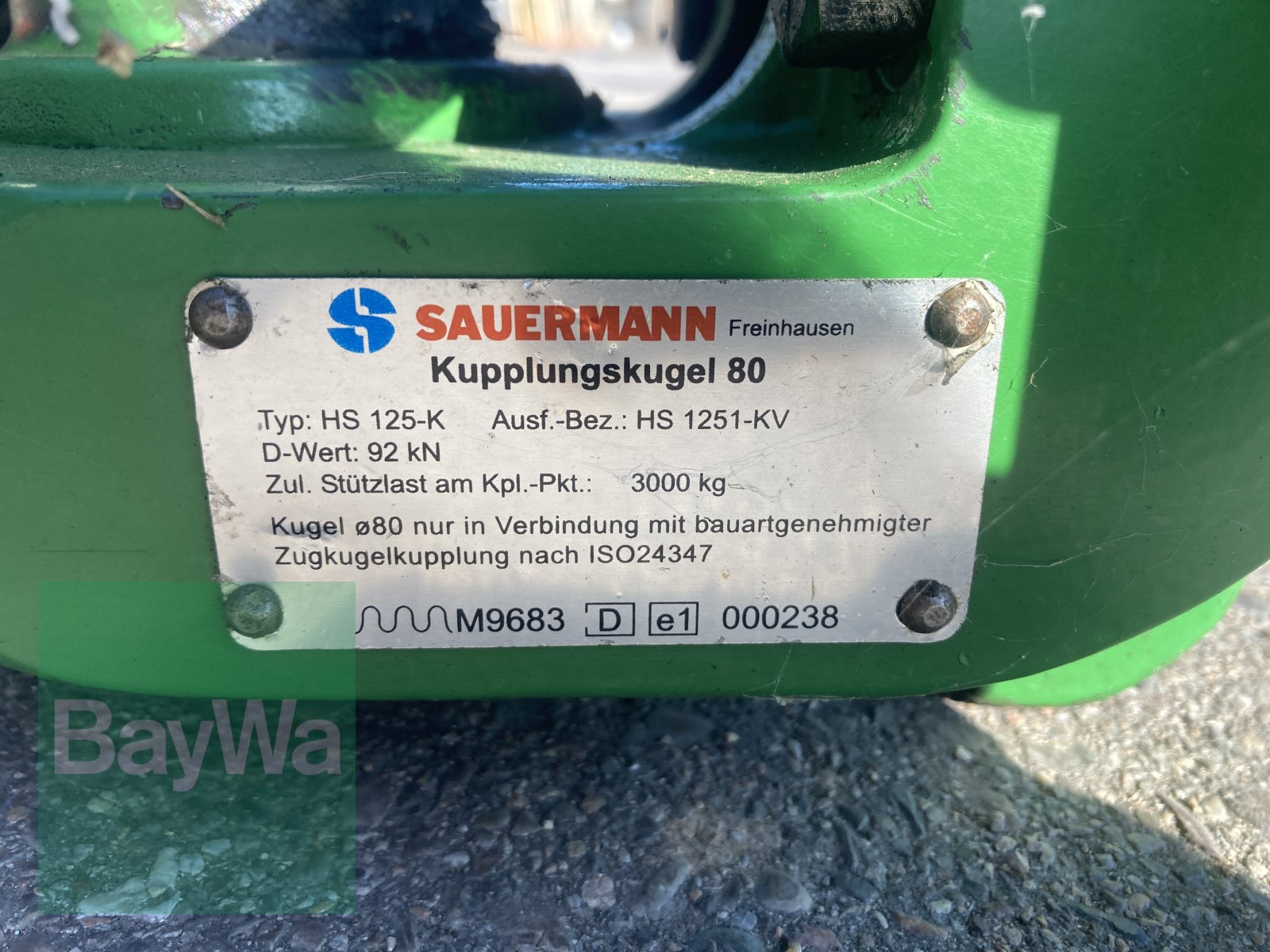 Anhängevorrichtung от тип Sauermann K80 John Deere Fendt Claas Deutz-Fahr, Gebrauchtmaschine в Dinkelsbühl (Снимка 9)