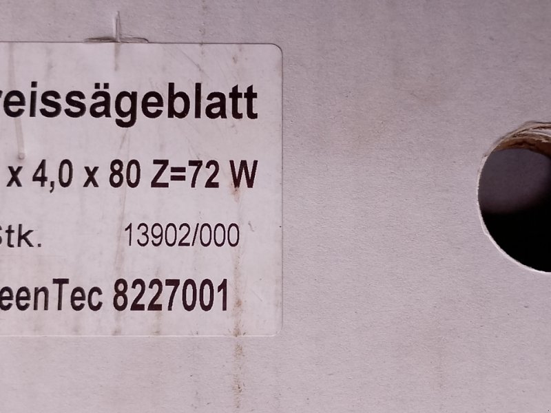 Astschere a típus Greentec Sägeblatt 490 x 80 x 4, Neumaschine ekkor: Pirna (Kép 1)