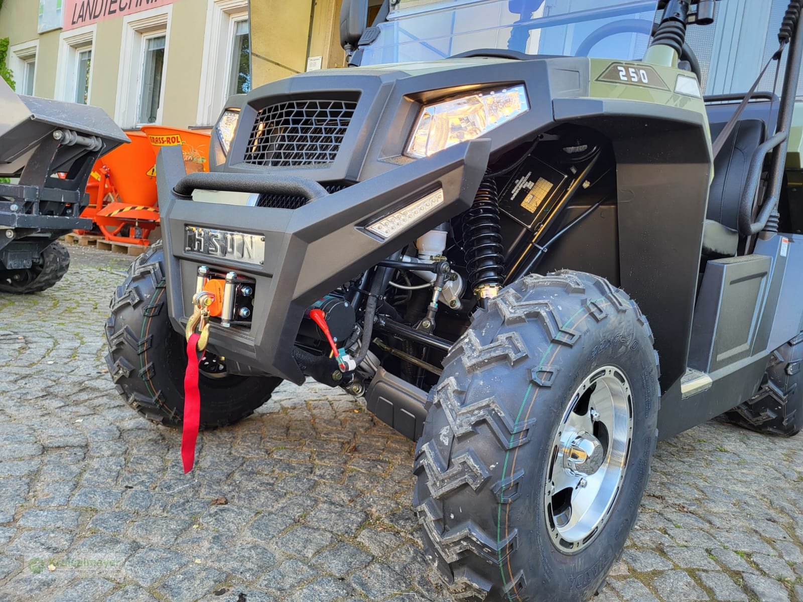 ATV & Quad tipa Hisun Sector 250 Avocado / grün + Seilwinde + StVZO Zulassungspapiere NEU UTV, Neumaschine u Feuchtwangen (Slika 7)