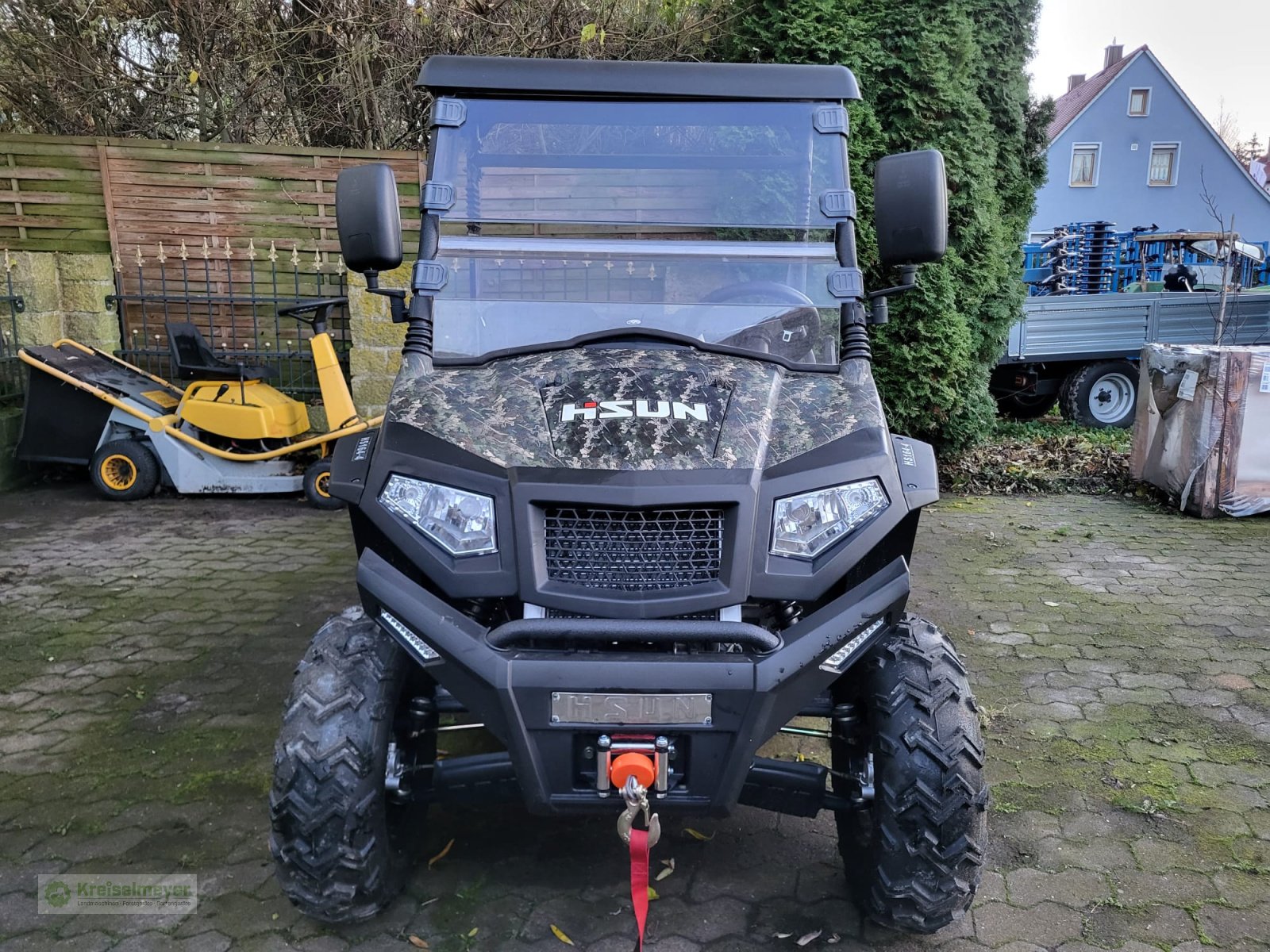 ATV & Quad of the type Hisun Sector 250 + Dach + Frontscheibe + Seilwinde Camouflage NEU UTV Buggy, Neumaschine in Feuchtwangen (Picture 2)