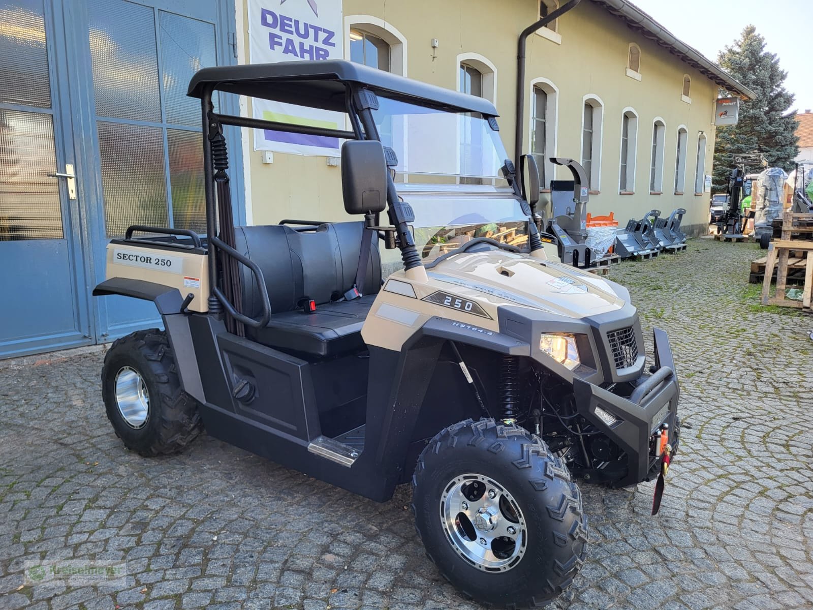 ATV & Quad a típus Hisun Sector 250 sand / beige + Seilwinde + StVZO Zulassungspapiere NEU UTV, Neumaschine ekkor: Feuchtwangen (Kép 2)