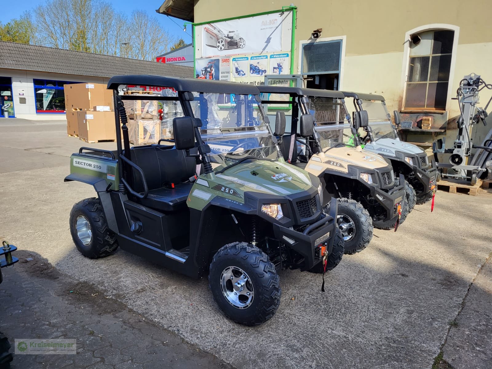 ATV & Quad del tipo Hisun Sector 250 sand / beige + Seilwinde + StVZO Zulassungspapiere NEU UTV, Neumaschine en Feuchtwangen (Imagen 10)