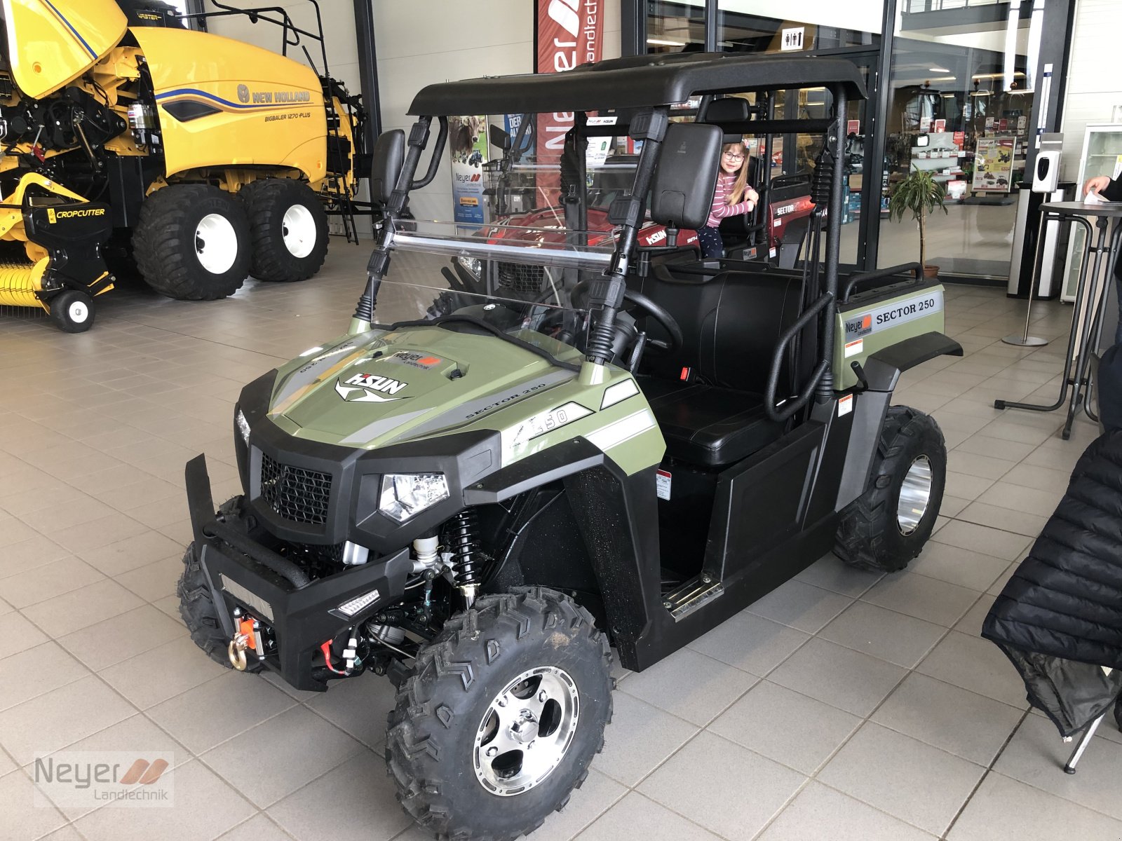 ATV & Quad del tipo Hisun SECTOR 250, Neumaschine en Bad Waldsee Mennisweiler (Imagen 1)