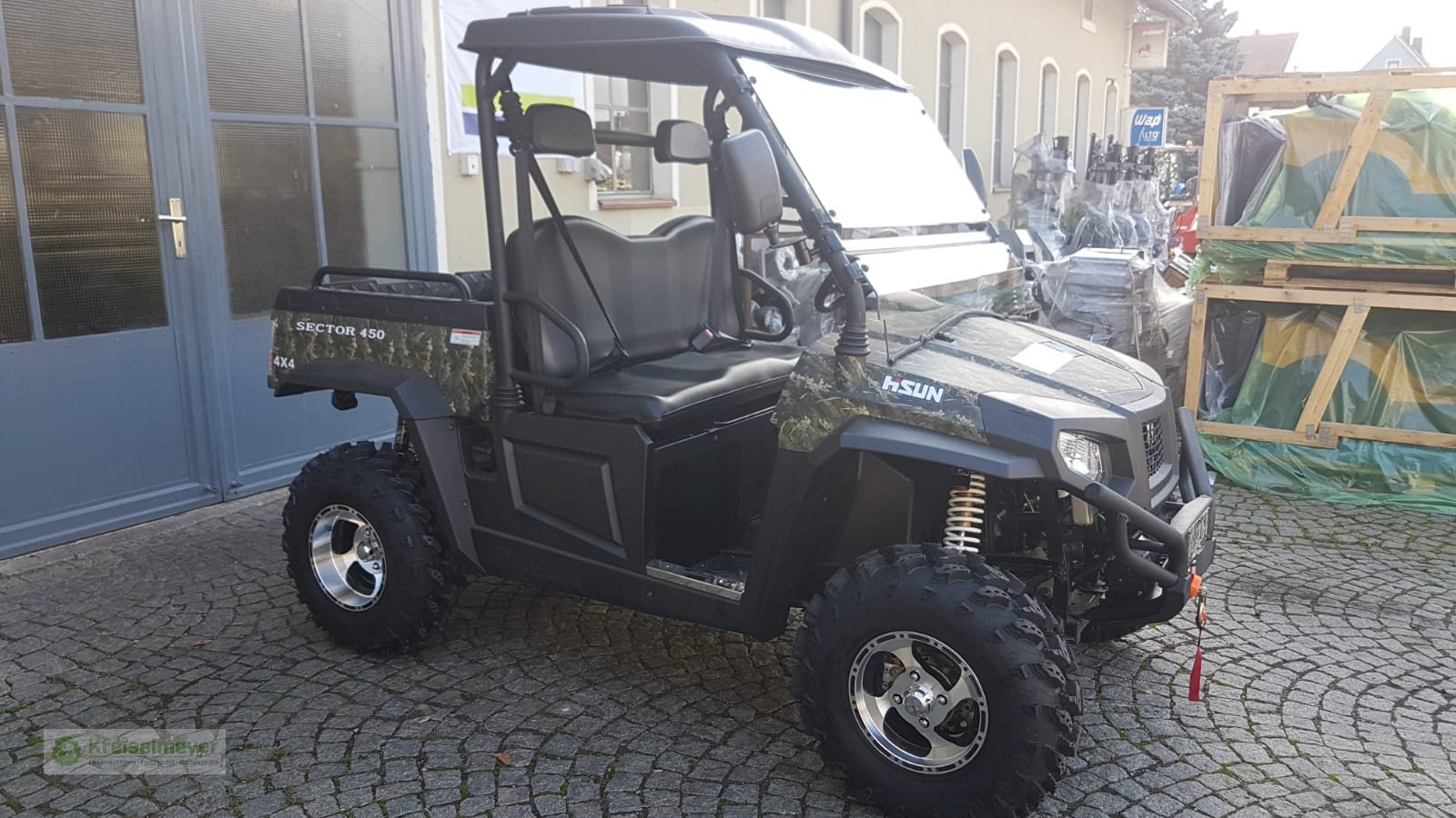 ATV & Quad tip Hisun Sector 450 Allrad 4x4 + Differenzial-Sperre + Straßenzulassung UTV, Forstfahrzeug, Buggy, Gator,, Neumaschine in Feuchtwangen (Poză 1)