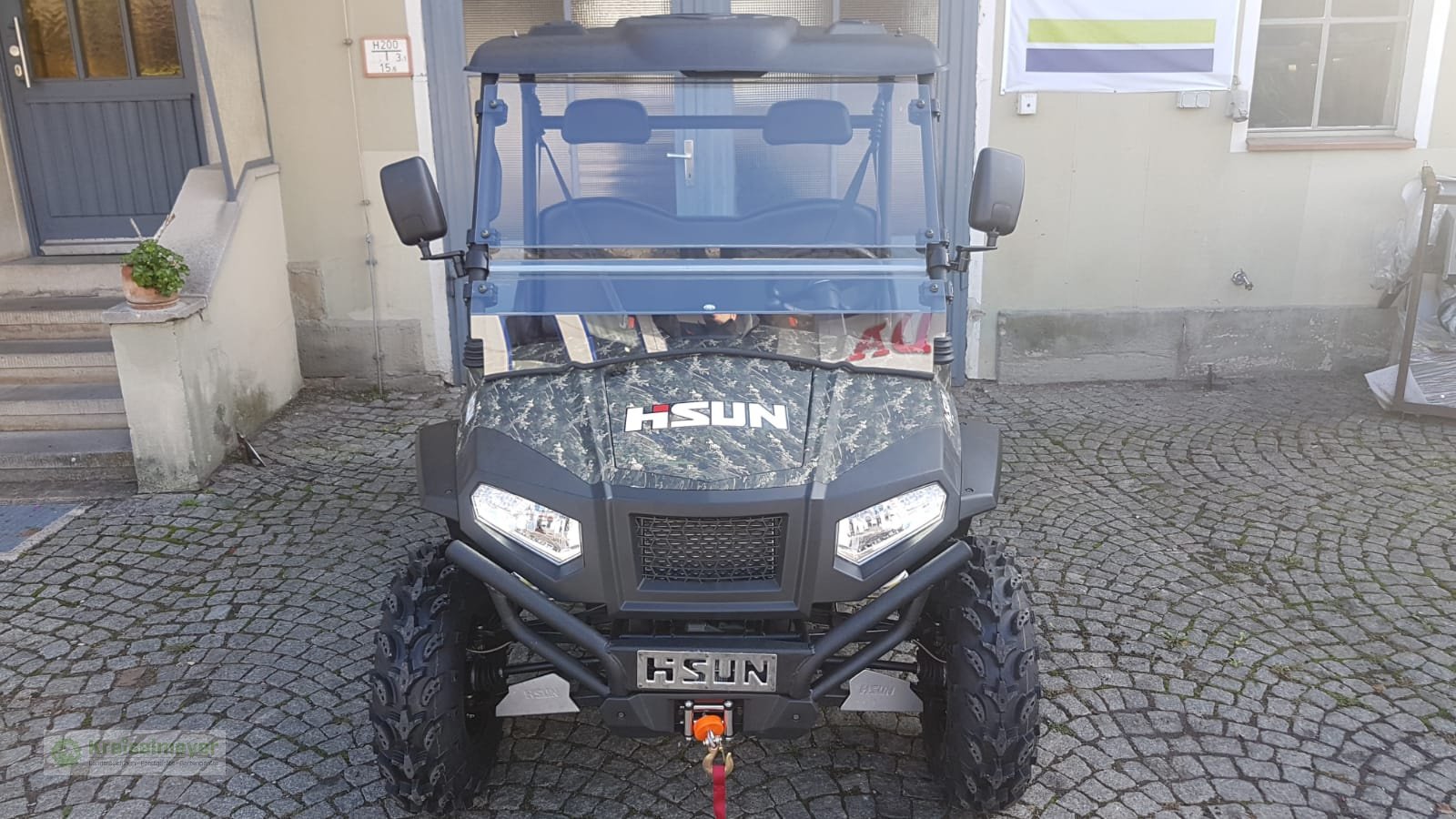 ATV & Quad Türe ait Hisun Sector 450 Allrad 4x4 + Differenzial-Sperre + Straßenzulassung UTV, Forstfahrzeug, Buggy, Gator,, Neumaschine içinde Feuchtwangen (resim 2)