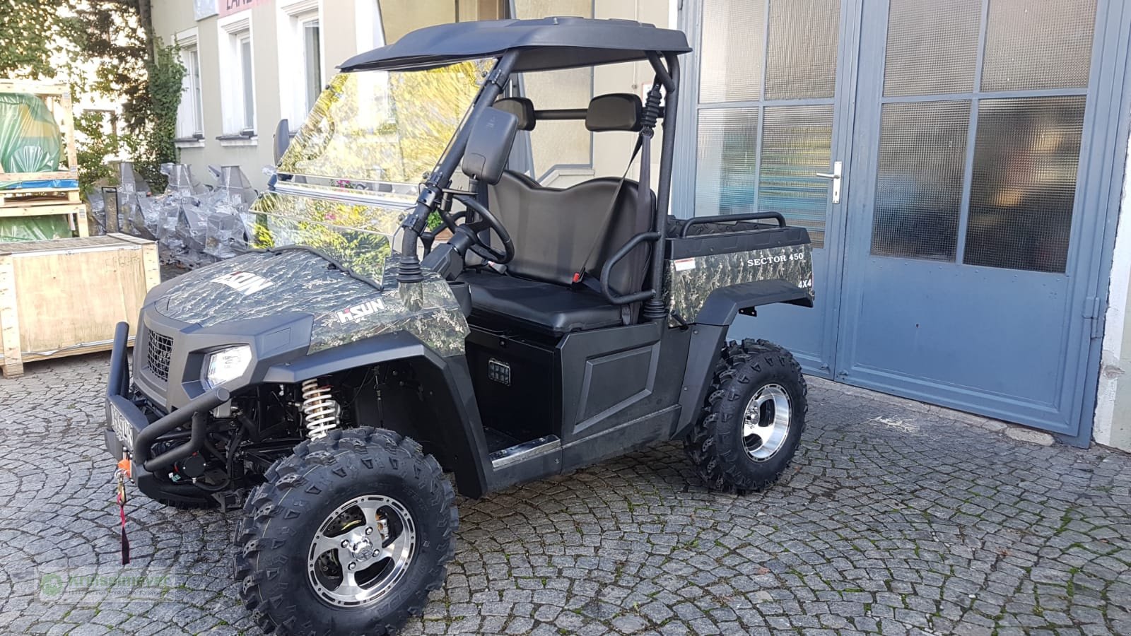 ATV & Quad typu Hisun Sector 450 Allrad 4x4 + Differenzial-Sperre + Straßenzulassung UTV, Forstfahrzeug, Buggy, Gator,, Neumaschine w Feuchtwangen (Zdjęcie 3)