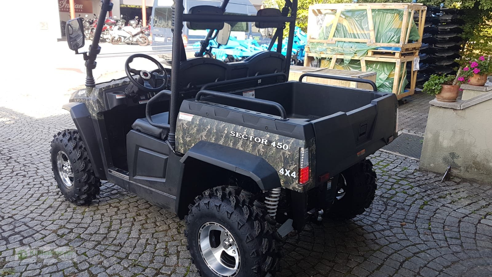 ATV & Quad typu Hisun Sector 450 Allrad 4x4 + Differenzial-Sperre + Straßenzulassung UTV, Forstfahrzeug, Buggy, Gator,, Neumaschine w Feuchtwangen (Zdjęcie 7)